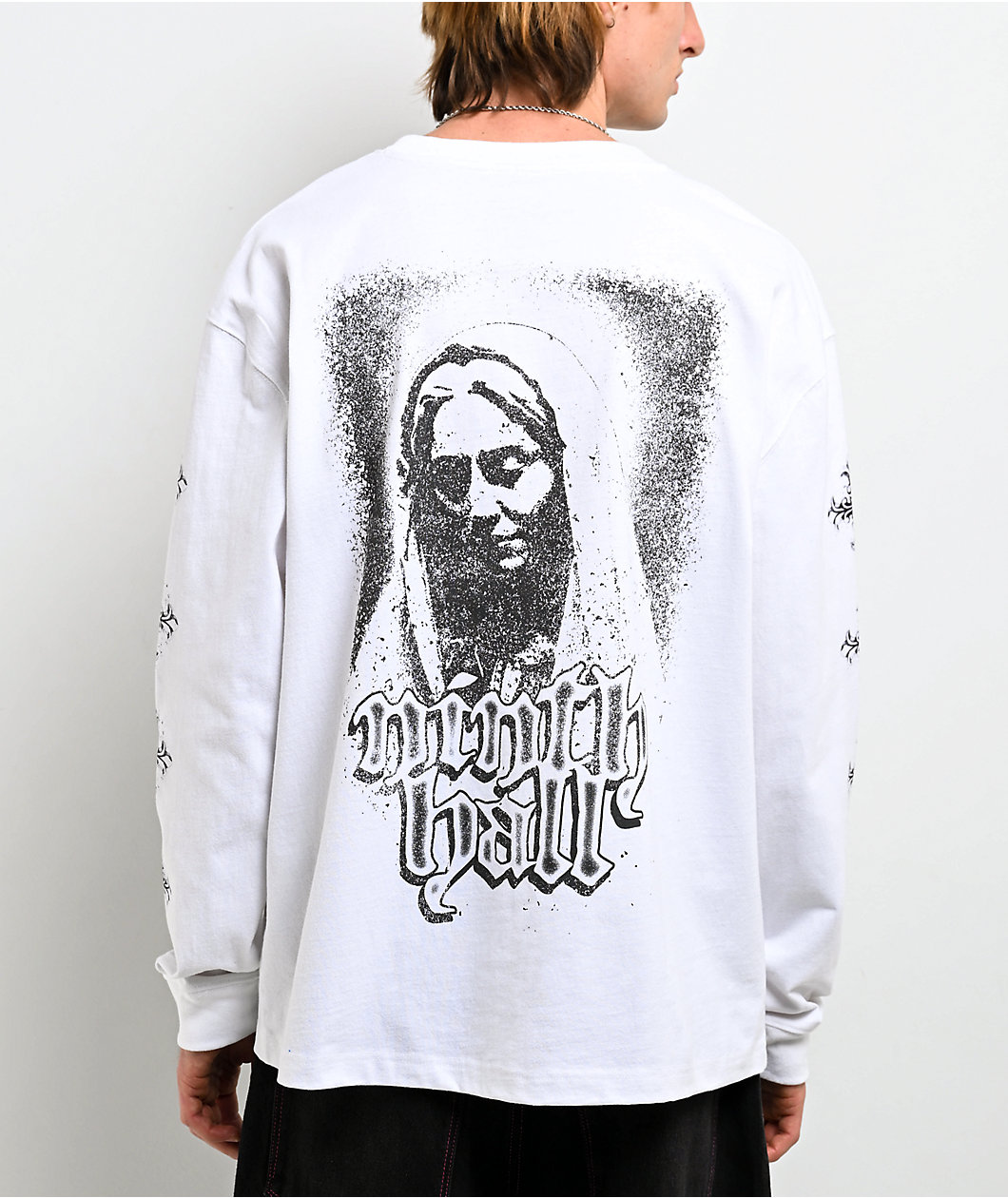 Ninth Hall Mother Mary White Long Sleeve T-Shirt
