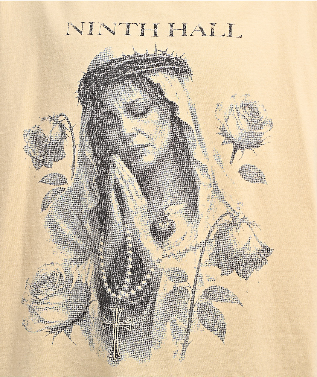 Ninth Hall Mother Mary Yellow T-Shirt