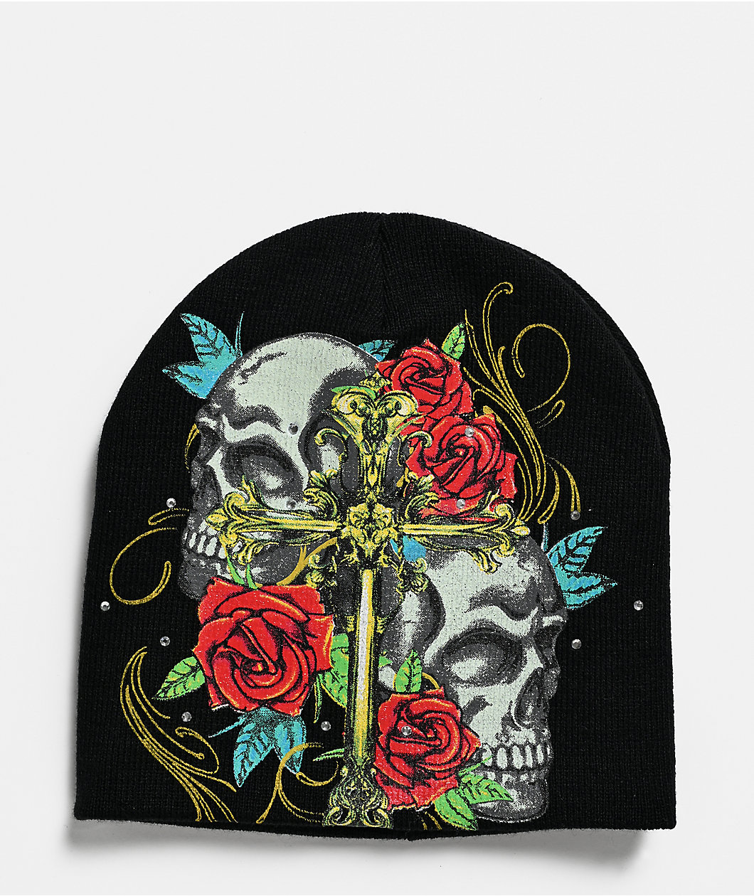 Ninth Hall Nightshade Black Skully Beanie