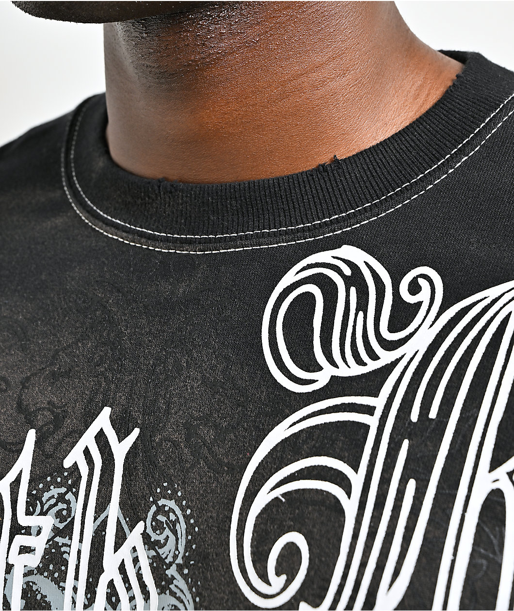 Ninth Hall Old Dog Black Wash Long Sleeve T-Shirt