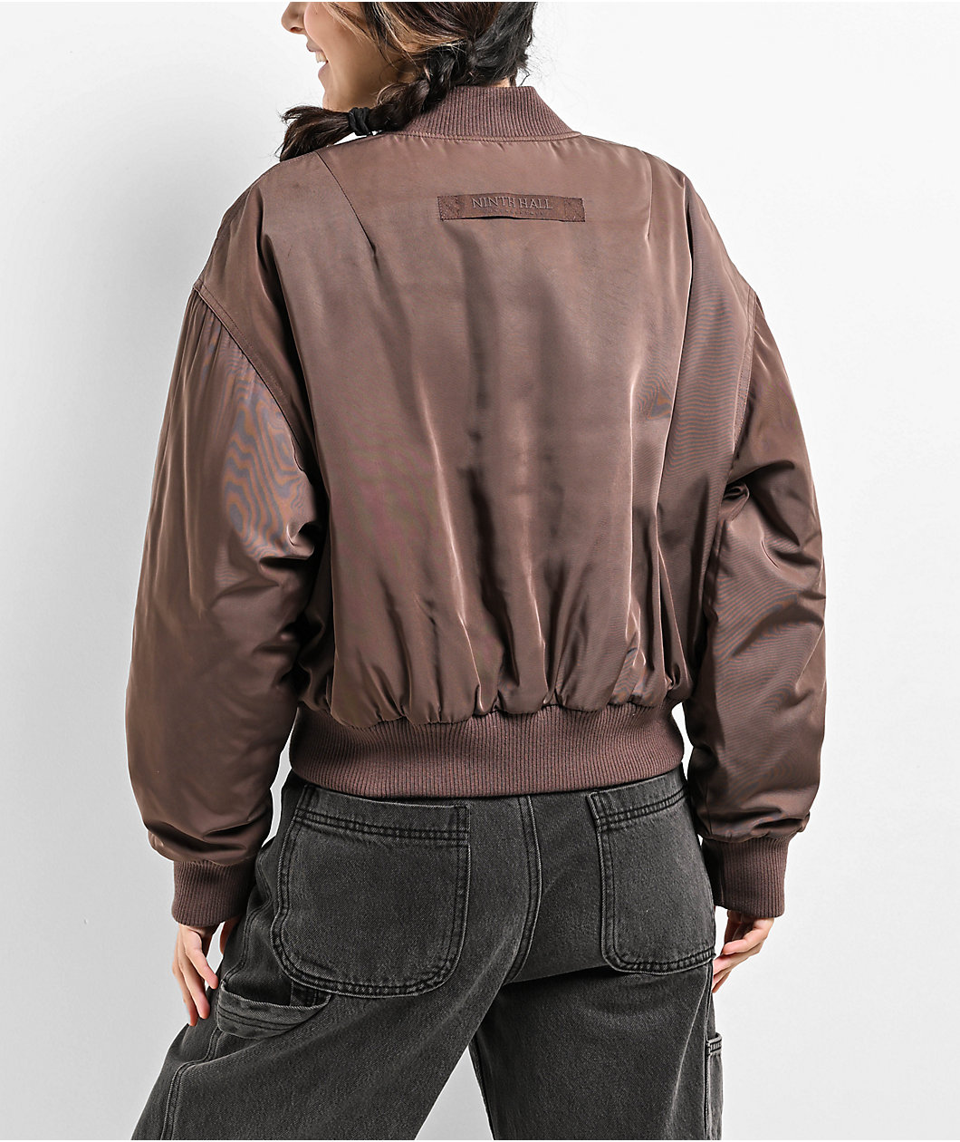 Ninth Hall Orion Brown Bomber Jacket