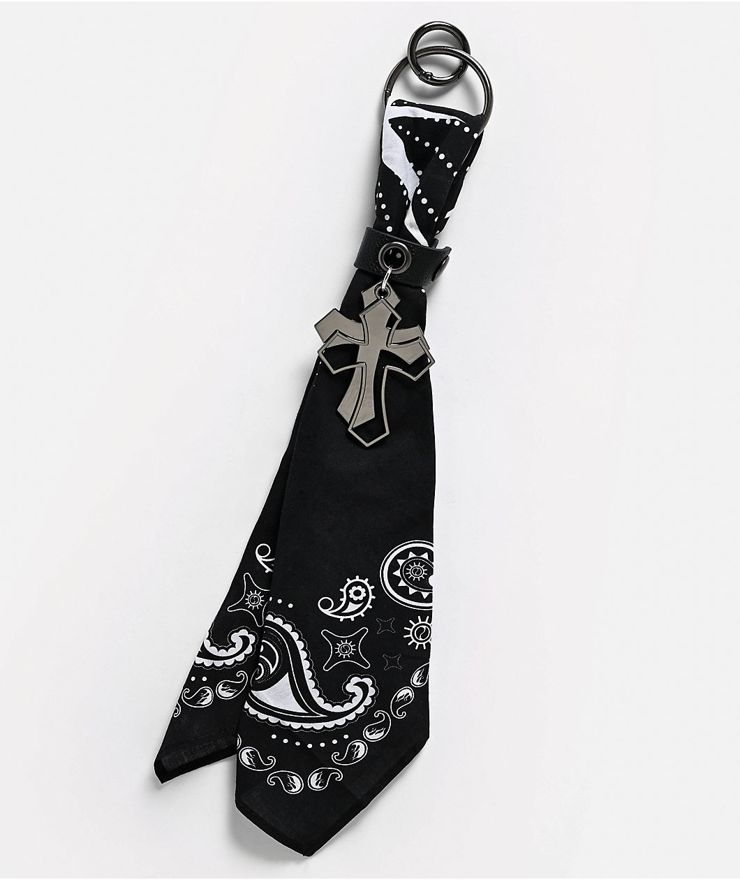 Ninth Hall PaySlay Black Bandana Bag Charm