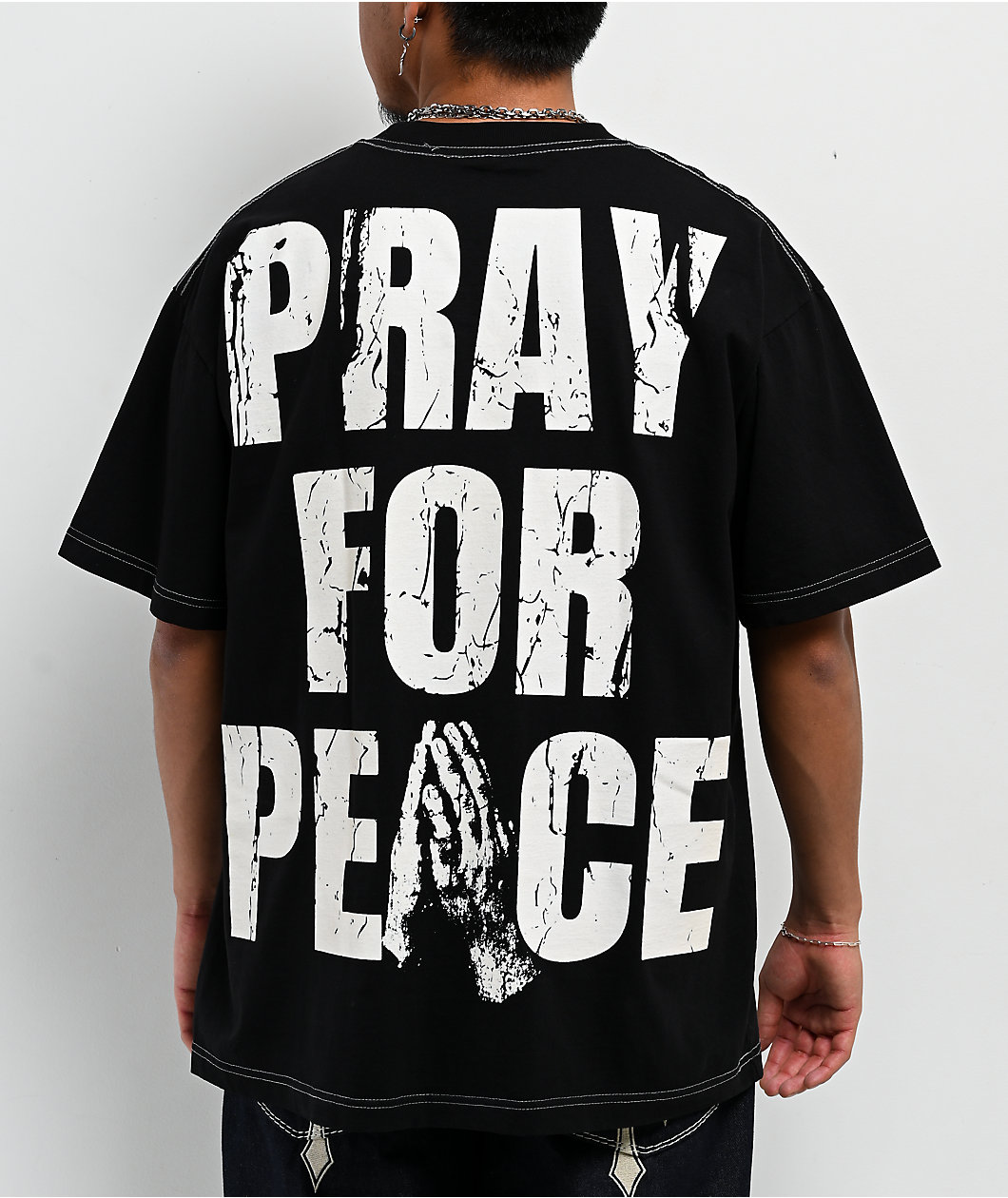 Ninth Hall Prayers Glow In The Dark Black T-Shirt