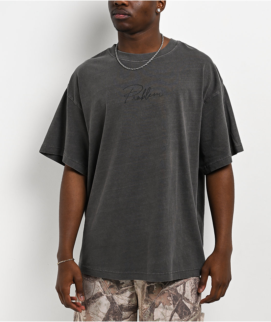 Ninth Hall Problem Grey Wash T-Shirt