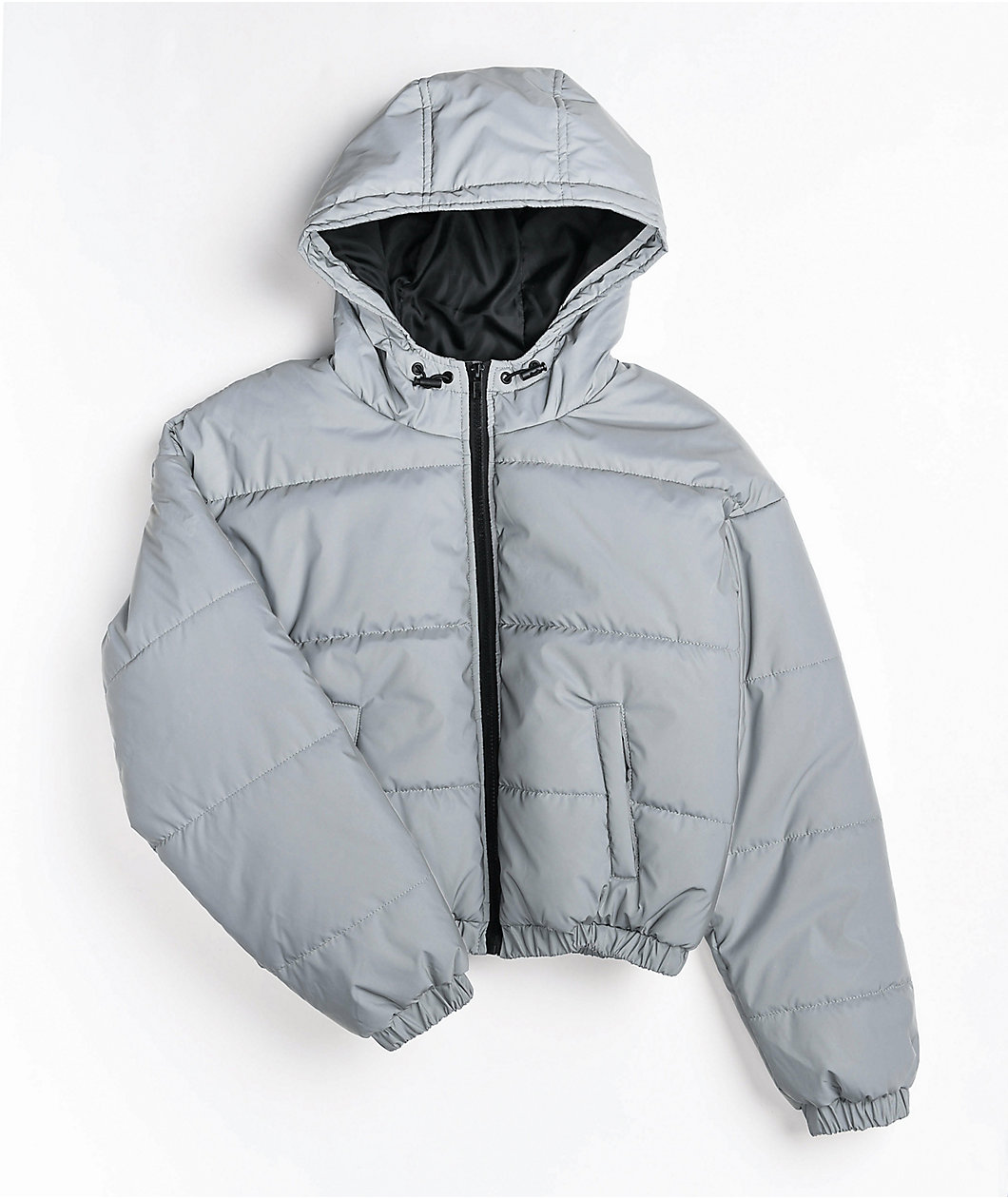 Ninth Hall Reflect Silver Puffer Jacket