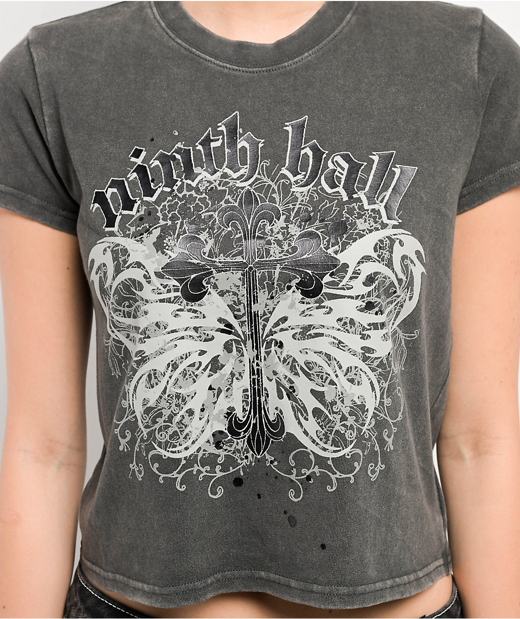 Ninth Hall Rico Black Wash T-Shirt