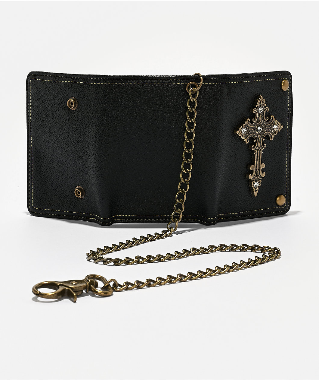 Ninth Hall Sanctuary Black Chain Wallet