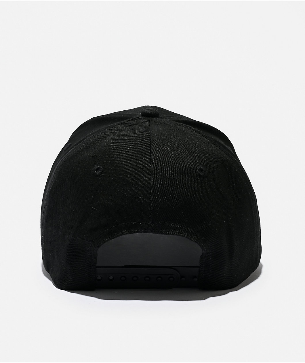 Ninth Hall Simple Cross Black Snapback Hat
