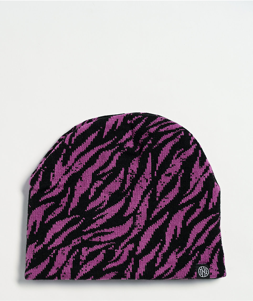 Ninth Hall Sliver Purple Skully Beanie