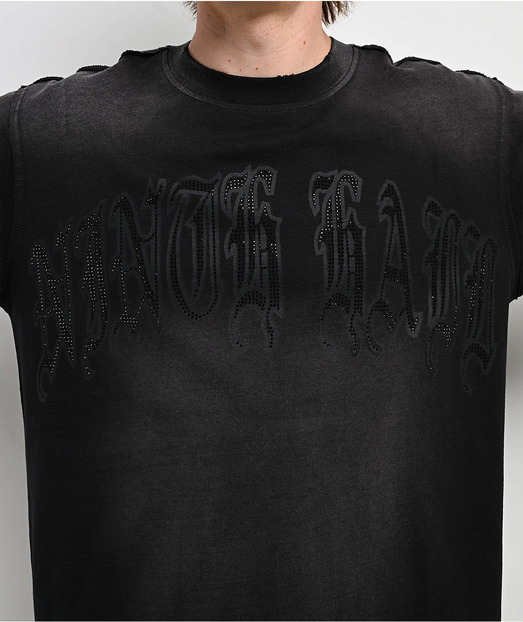 Ninth Hall Stone Fein Black Wash T-Shirt