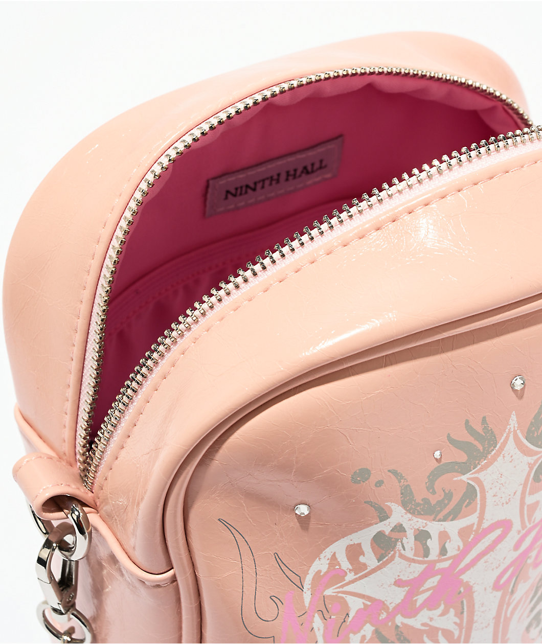 Ninth Hall Stone Rose Pink Crossbody Bag