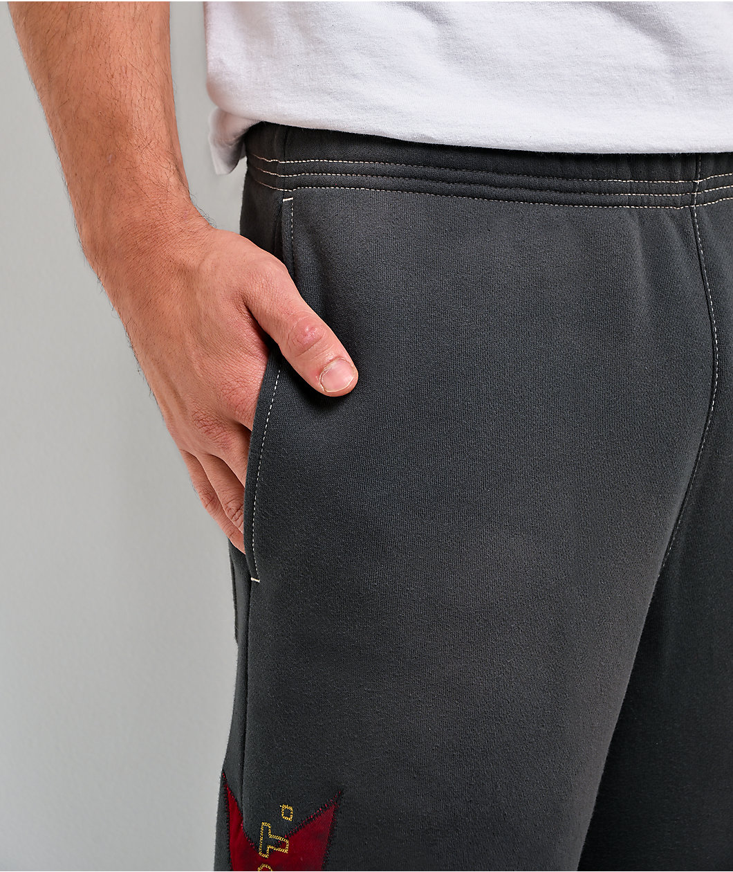 Ninth Hall Stub Star Grey Baggy Sweatpants