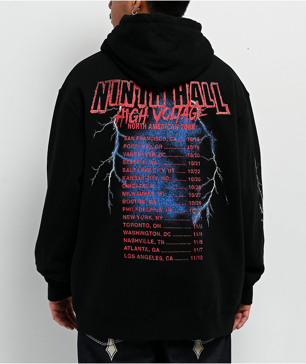 Ninth Hall Tour Black Hoodie