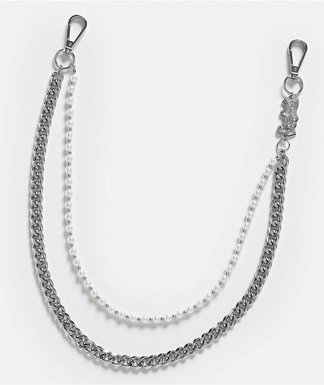 Ninth Hall Tout Silver & Pearl Pocket Chain