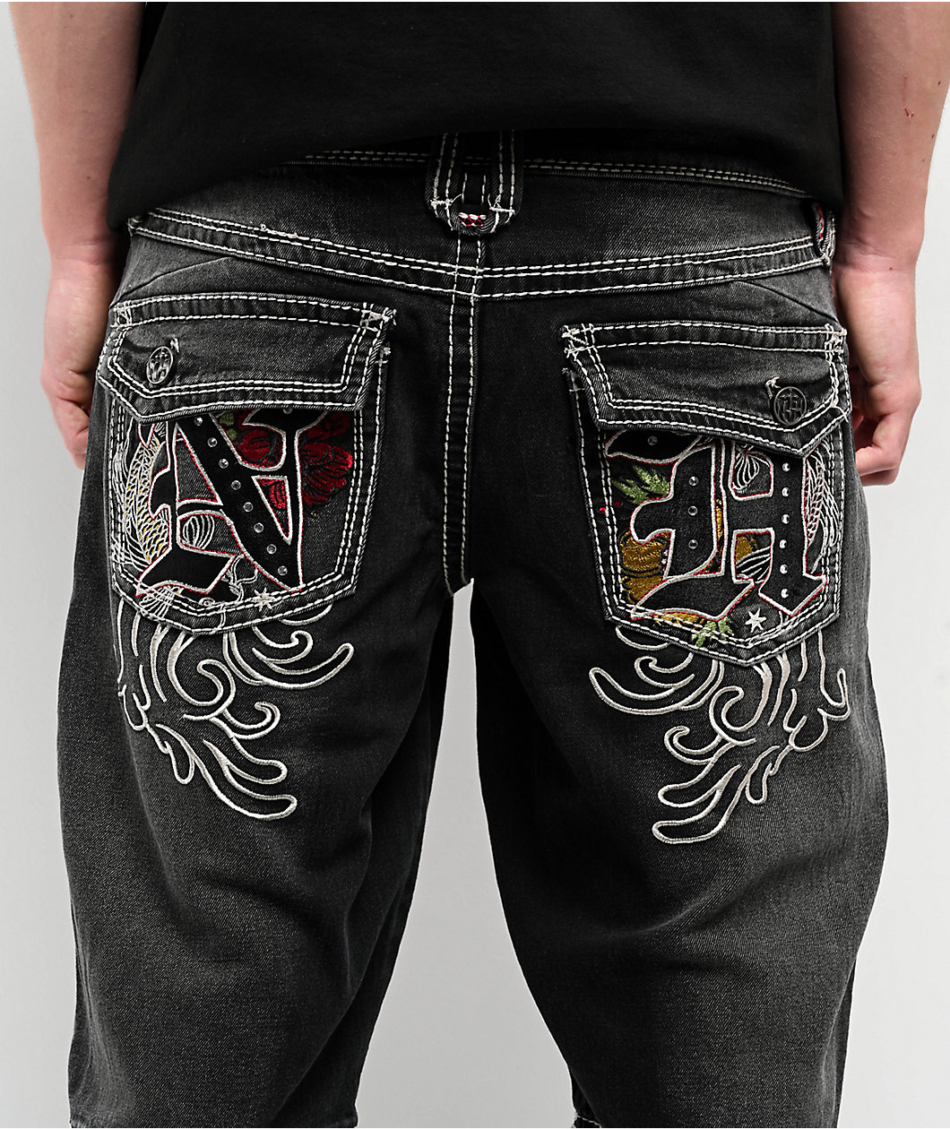 Ninth Hall Tout Slim Black Wash Denim Shorts