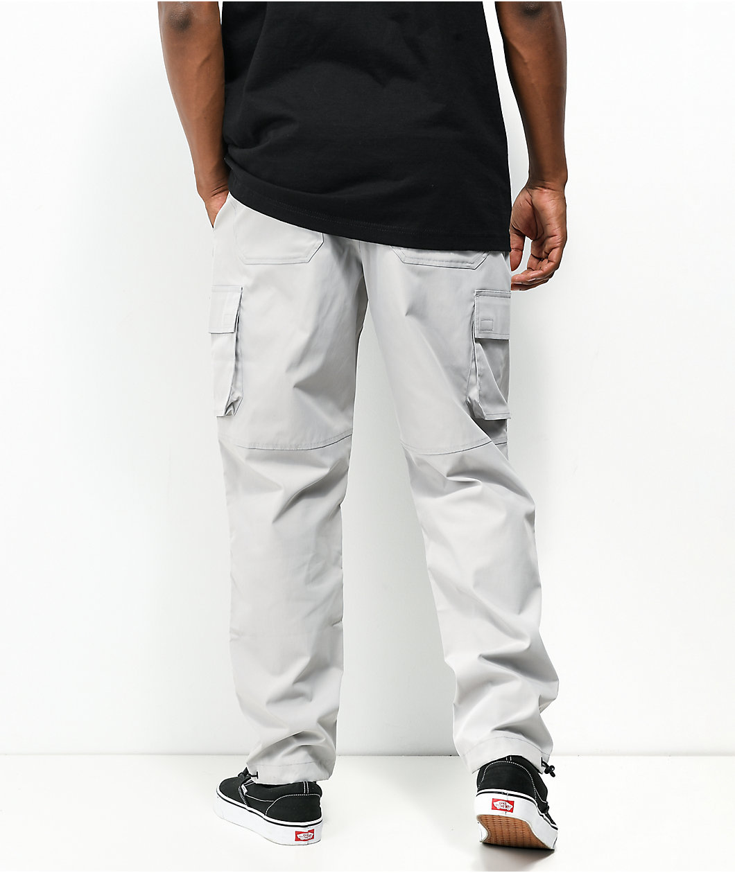 Ninth Hall Trance Light Grey Cargo Pants
