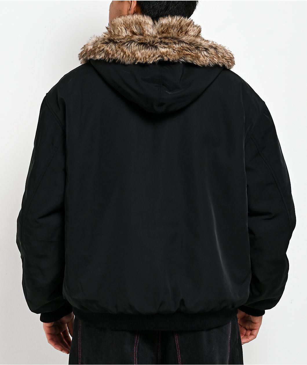 Ninth Hall Trip Black & Faux Fur Reversible Jacket