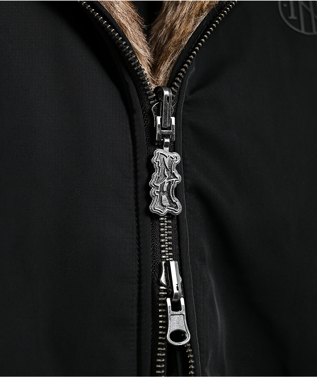 Ninth Hall Trip Black & Faux Fur Reversible Jacket