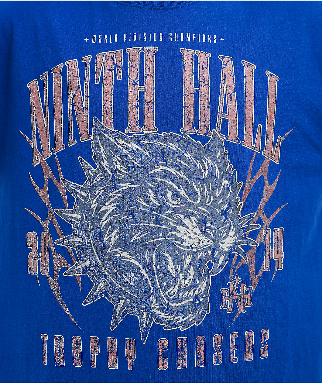 Ninth Hall Trophy Chasers Blue Boxy T-Shirt