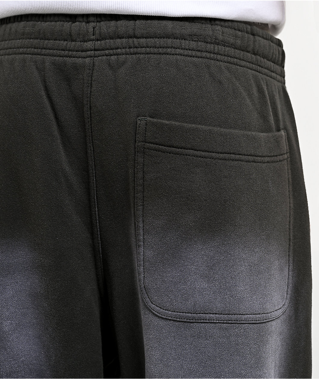 Ninth Hall Tucked Double Knee Grey Wash Baggy Sweatpants