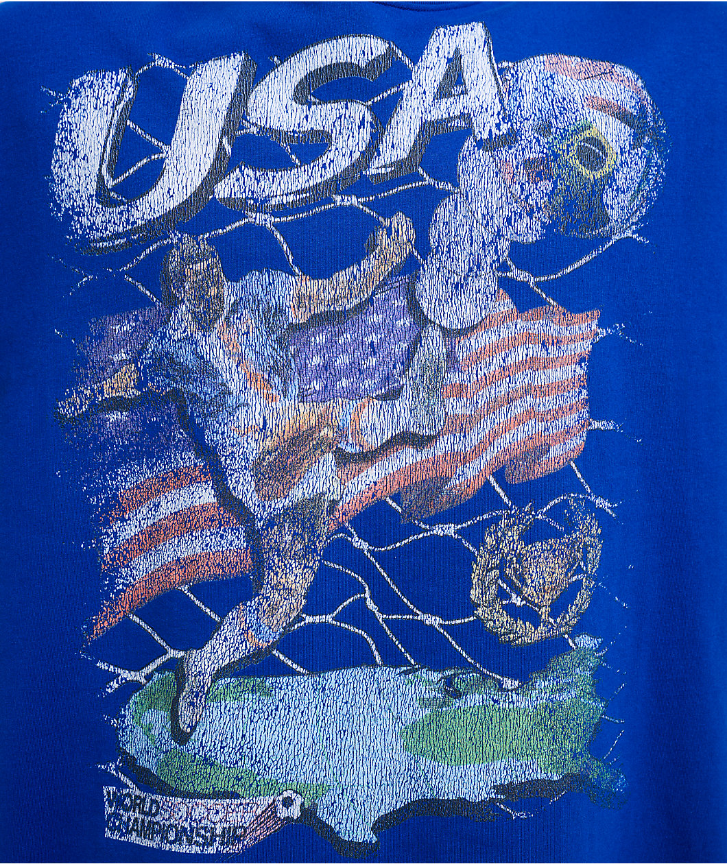 Ninth Hall USA World Soccer Championship Royal Blue T-Shirt