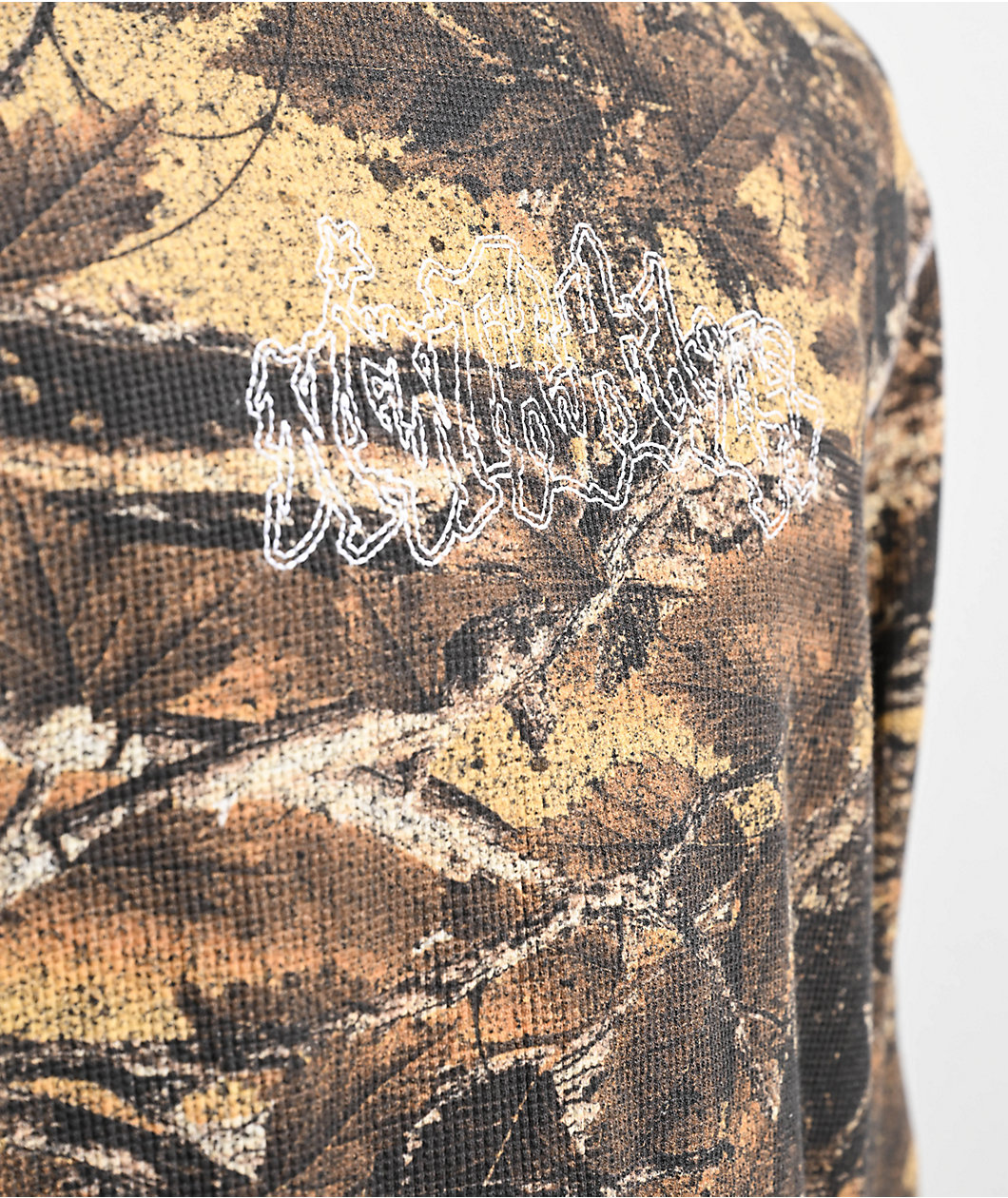 Ninth Hall Woodland Camo Thermal Long Sleeve T-Shirt