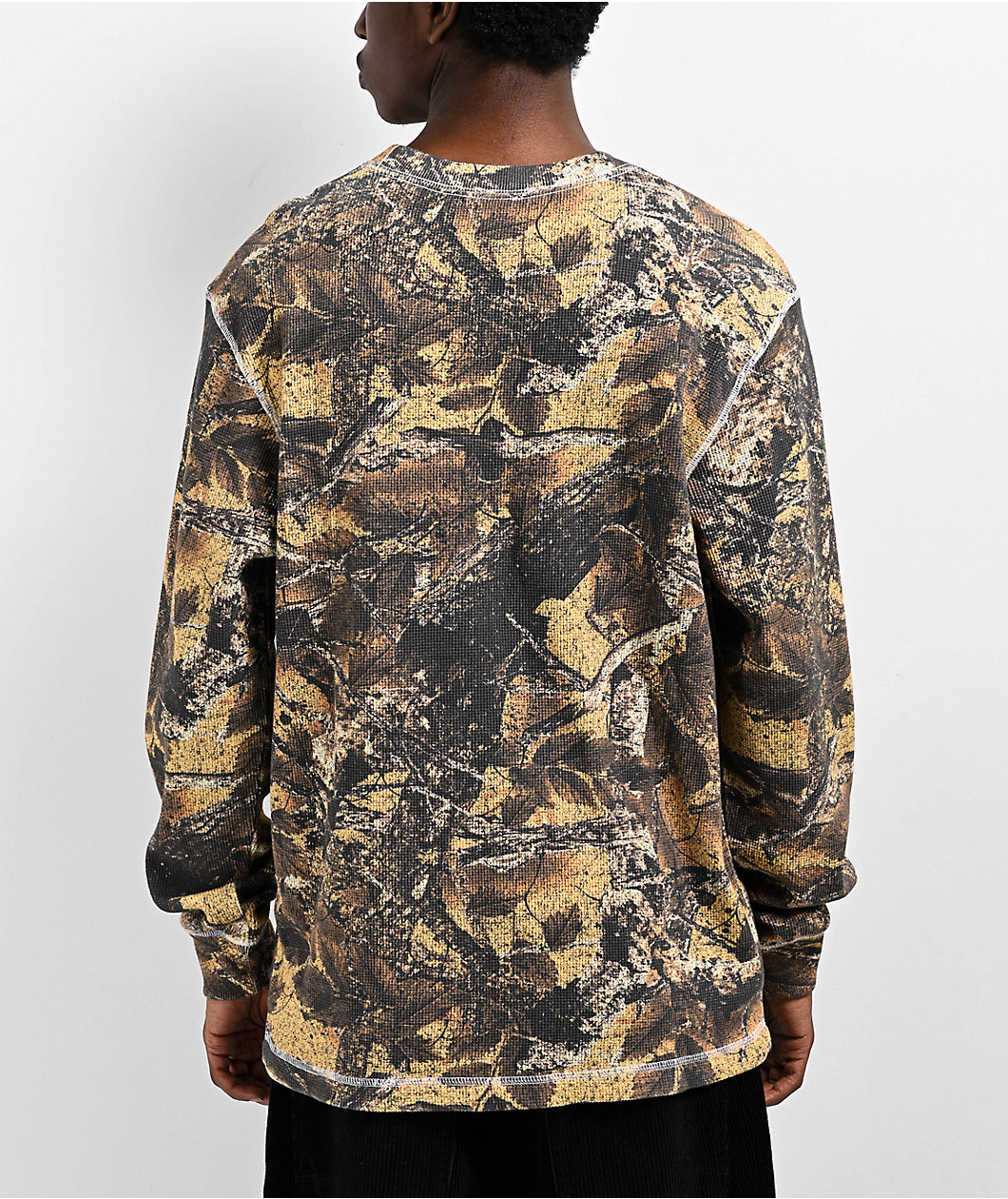 Ninth Hall Woodland Camo Thermal Long Sleeve T-Shirt