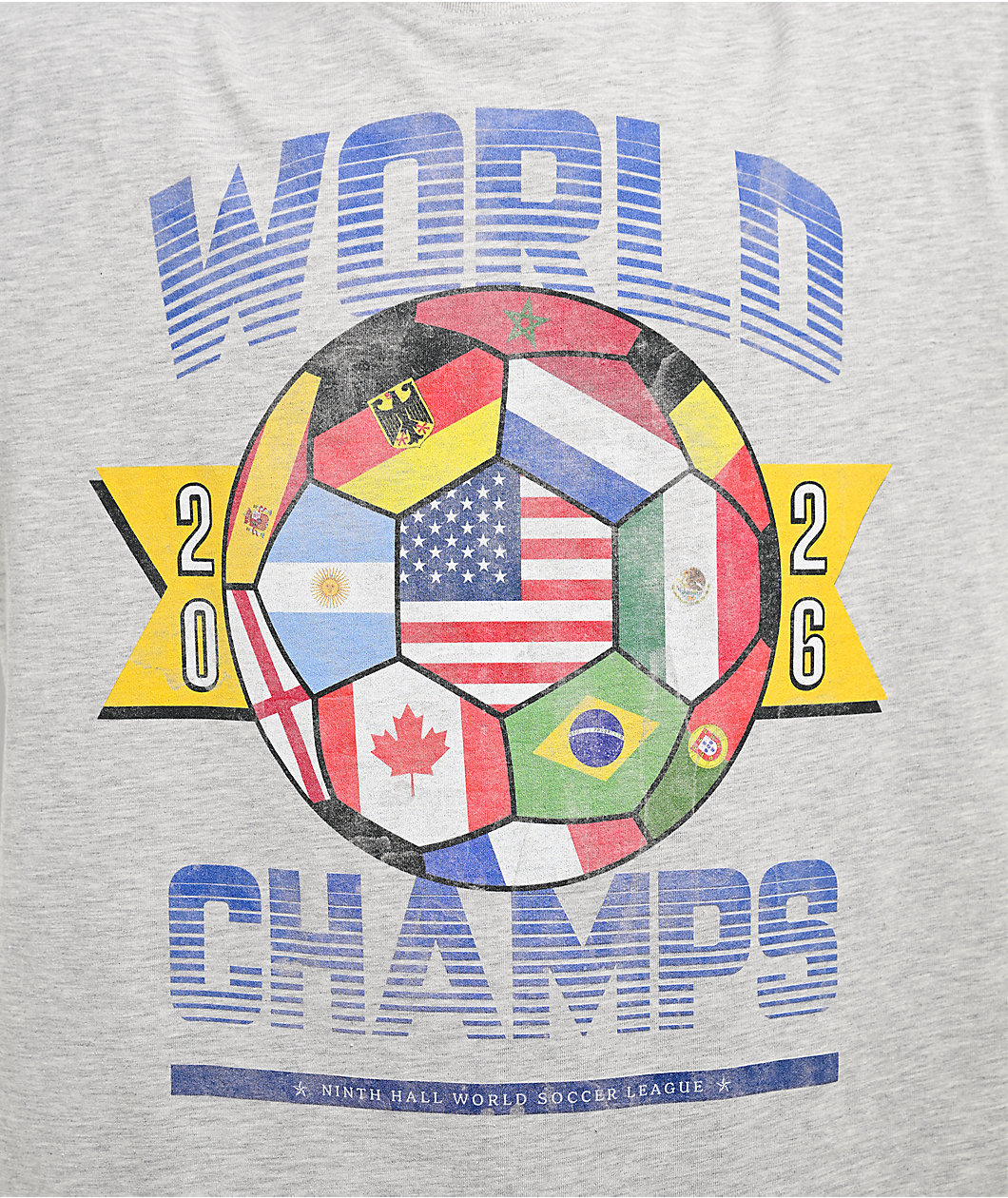 Ninth Hall World Champions Heather Grey Boxy T-Shirt