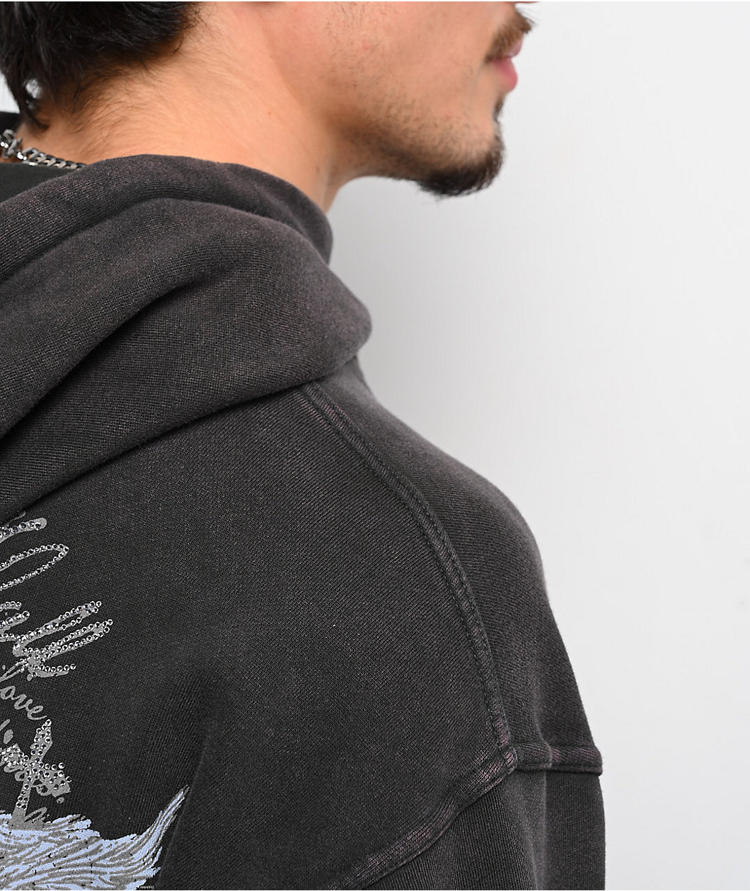 Ninth Hall Y2K Revival Black Hoodie