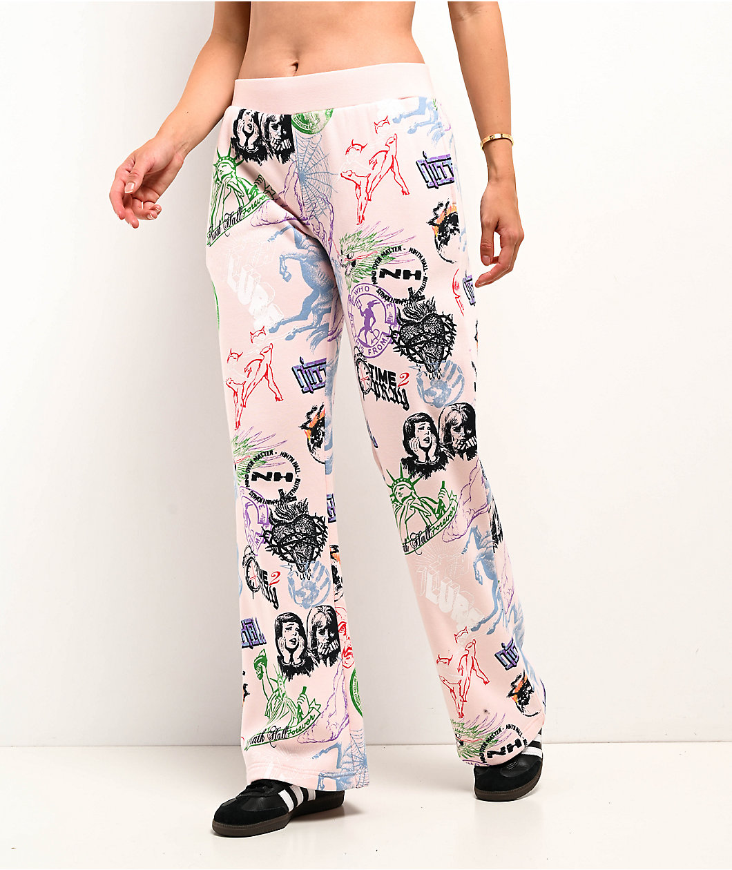 Ninth Hall Zellie Pink Sweatpants