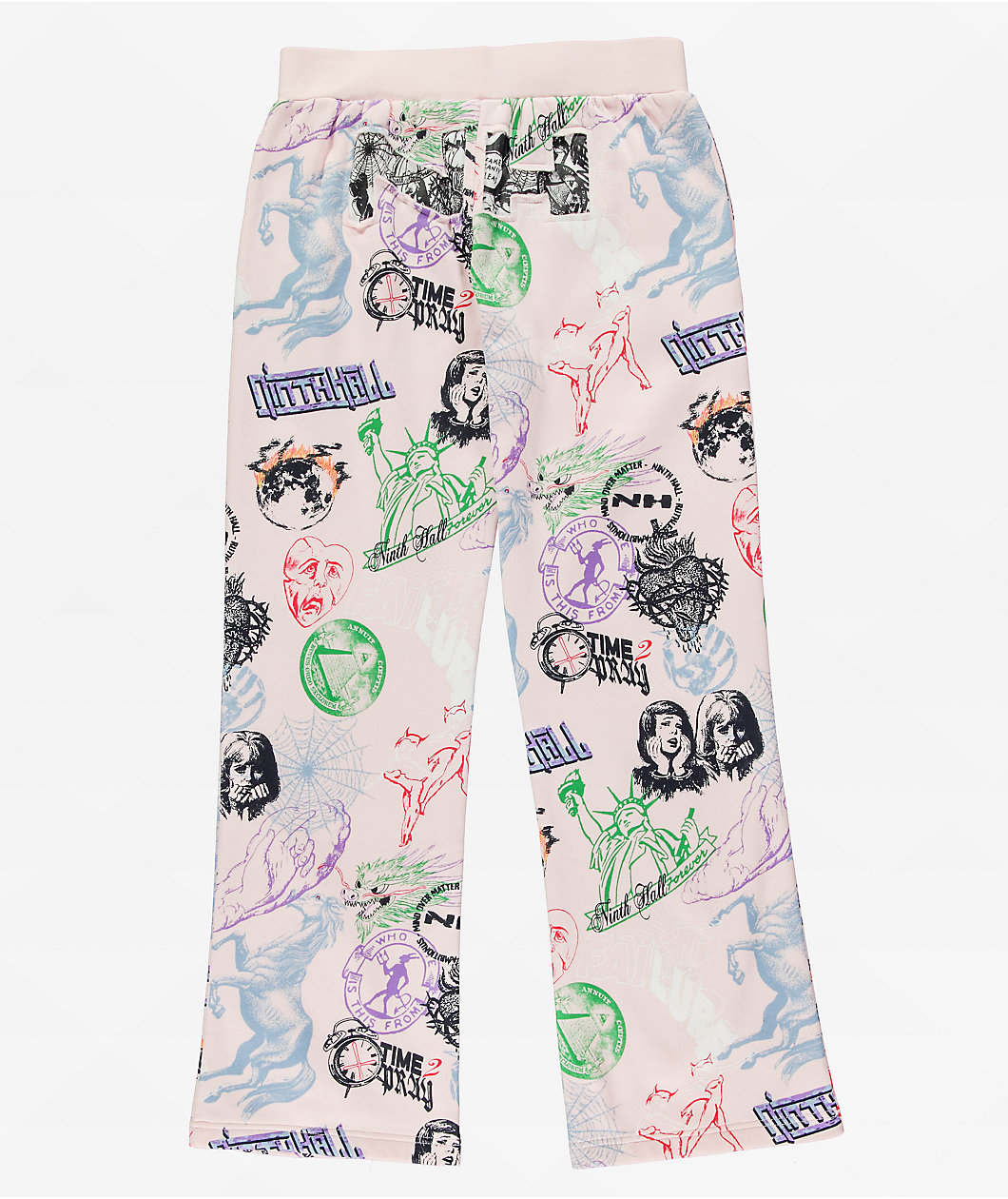 Ninth Hall Zellie Pink Sweatpants