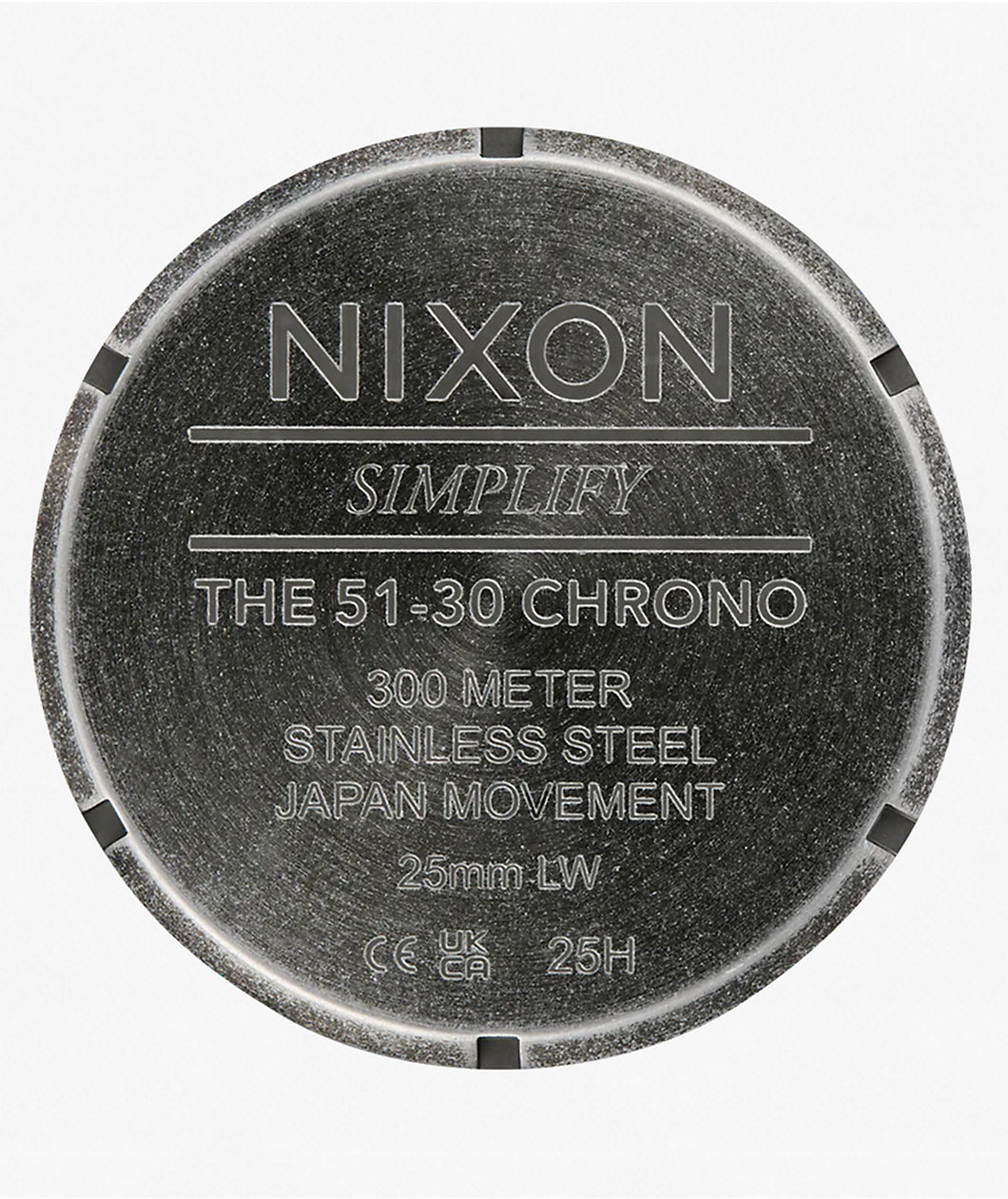 Nixon 51-30 Chrono Antique Silver & Pumice Analog Watch