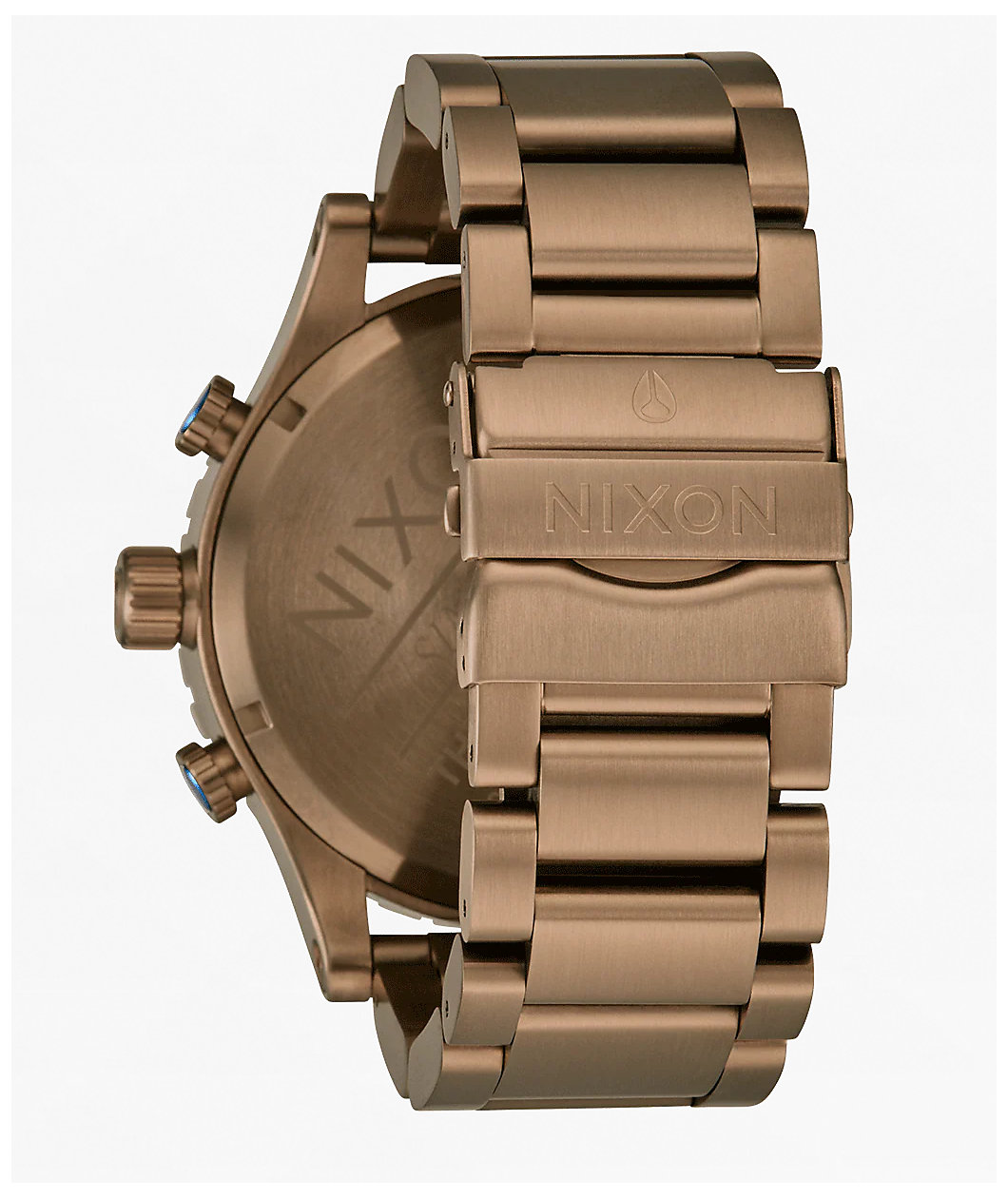 Nixon 51-30 Chrono Desert Gold & Arles Blue Analog Watch