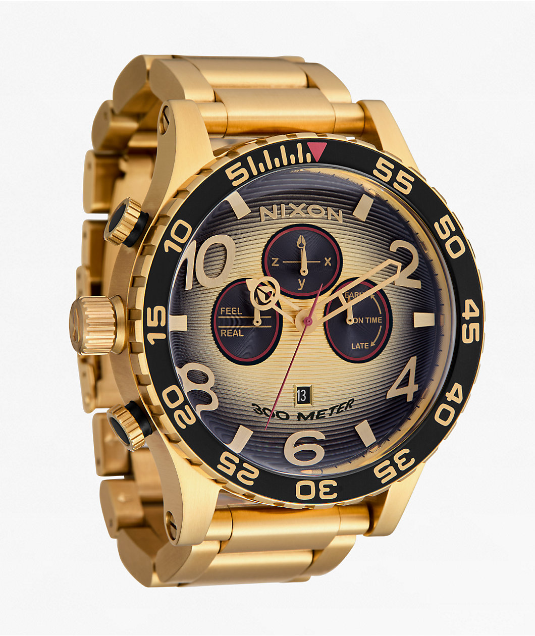 Nixon 51-30 Chrono Dim Gold & Black Analog Watch