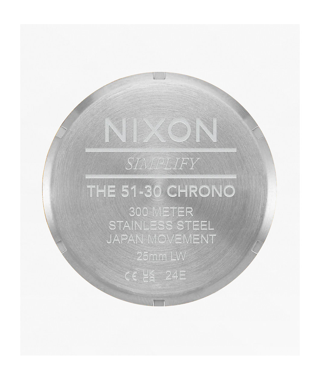 Nixon 51-30 Chrono Silver, Rose Gold & Black Analog Watch