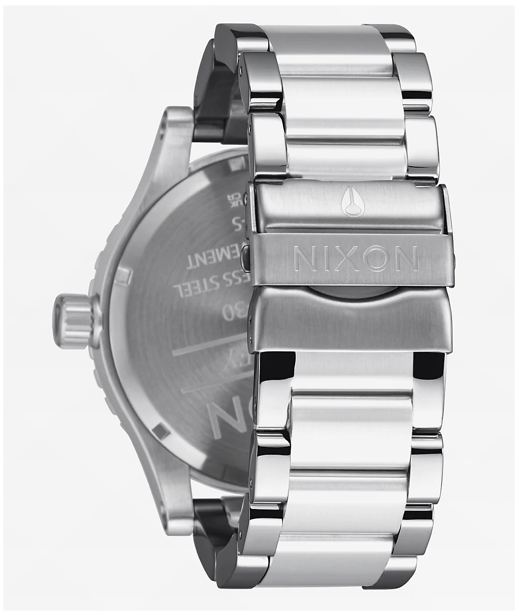 Nixon 51-30 Silver & Denim Analog Watch