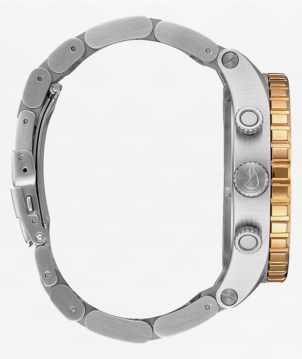 Nixon 51-30 Silver & Gold Chronograph Watch