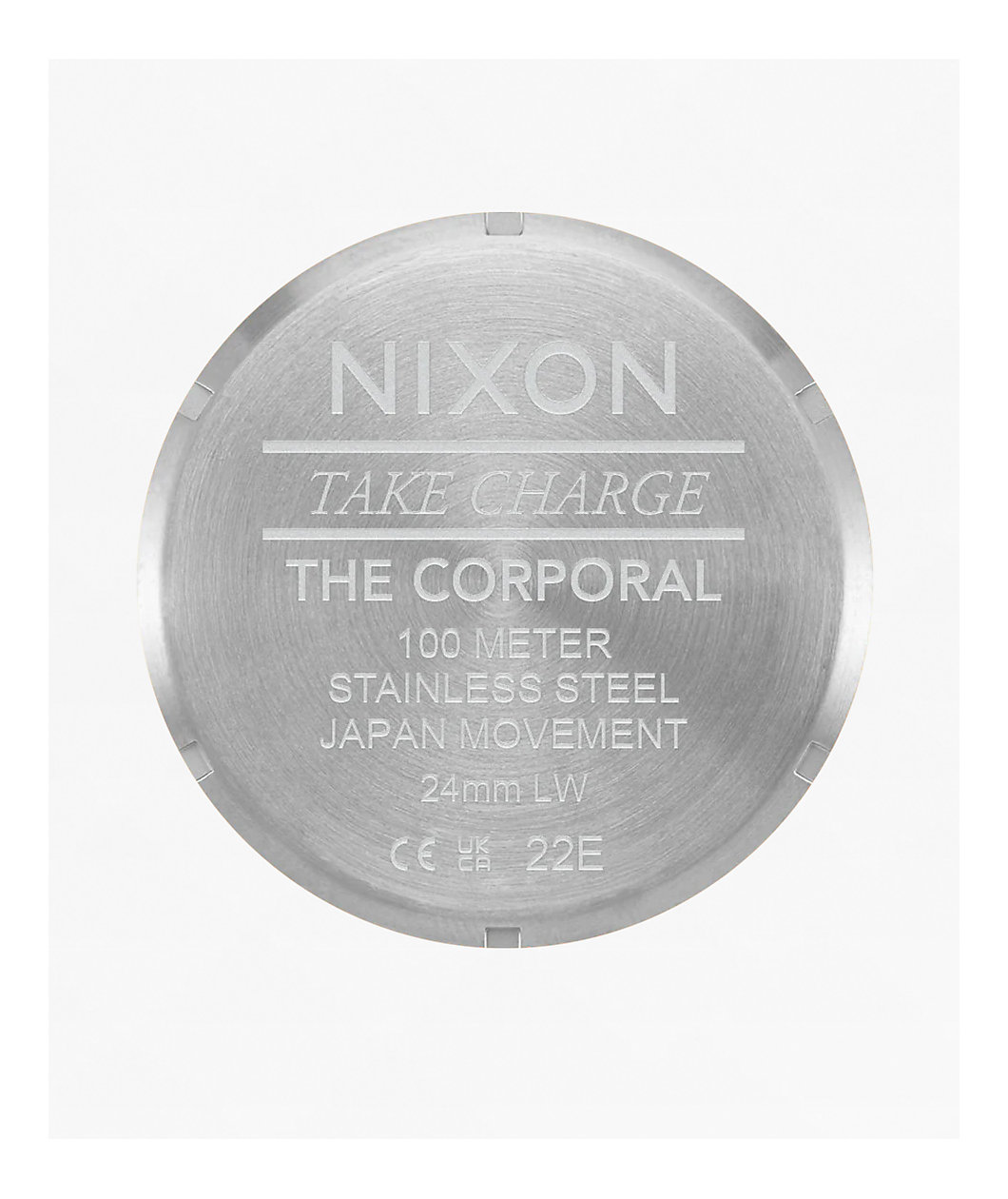 Nixon Corporal Silver, Rose Gold & Black Analog Watch