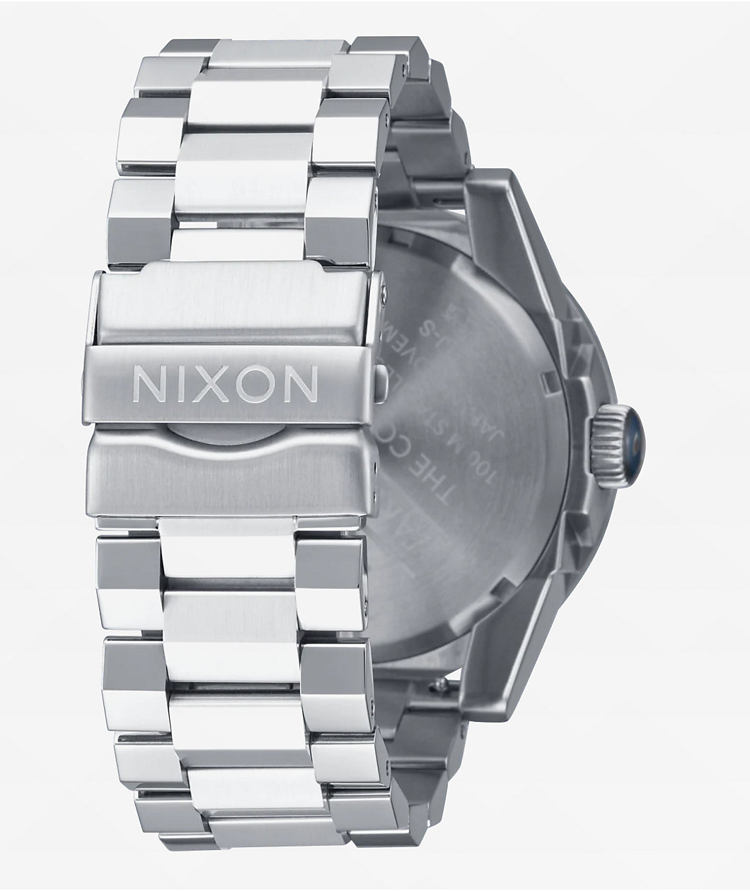 Nixon Corporal Stainless Steel Silver & Indigo Analog Watch