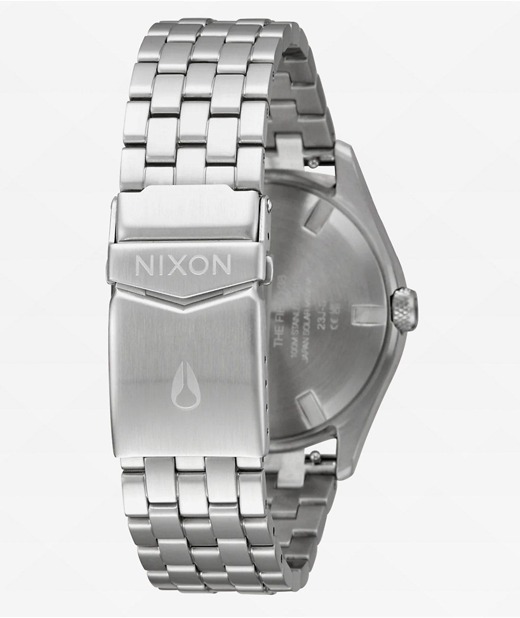 Nixon Echo 38 Silver & Cloud Dancer Analog Watch