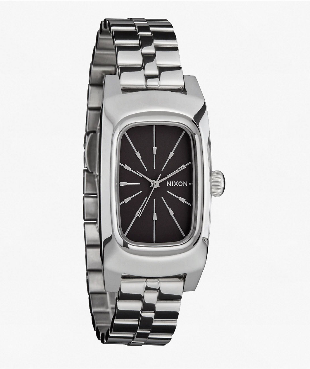 Nixon Frankie Mid Century, Silver & Black Analog Watch