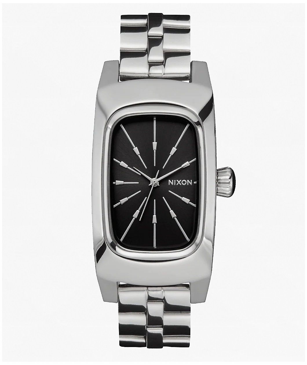 Nixon Frankie Mid Century, Silver & Black Analog Watch