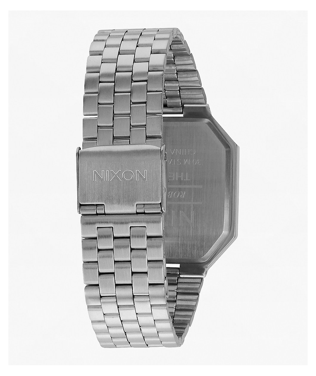 Nixon Re-Run Silver Digital Watch