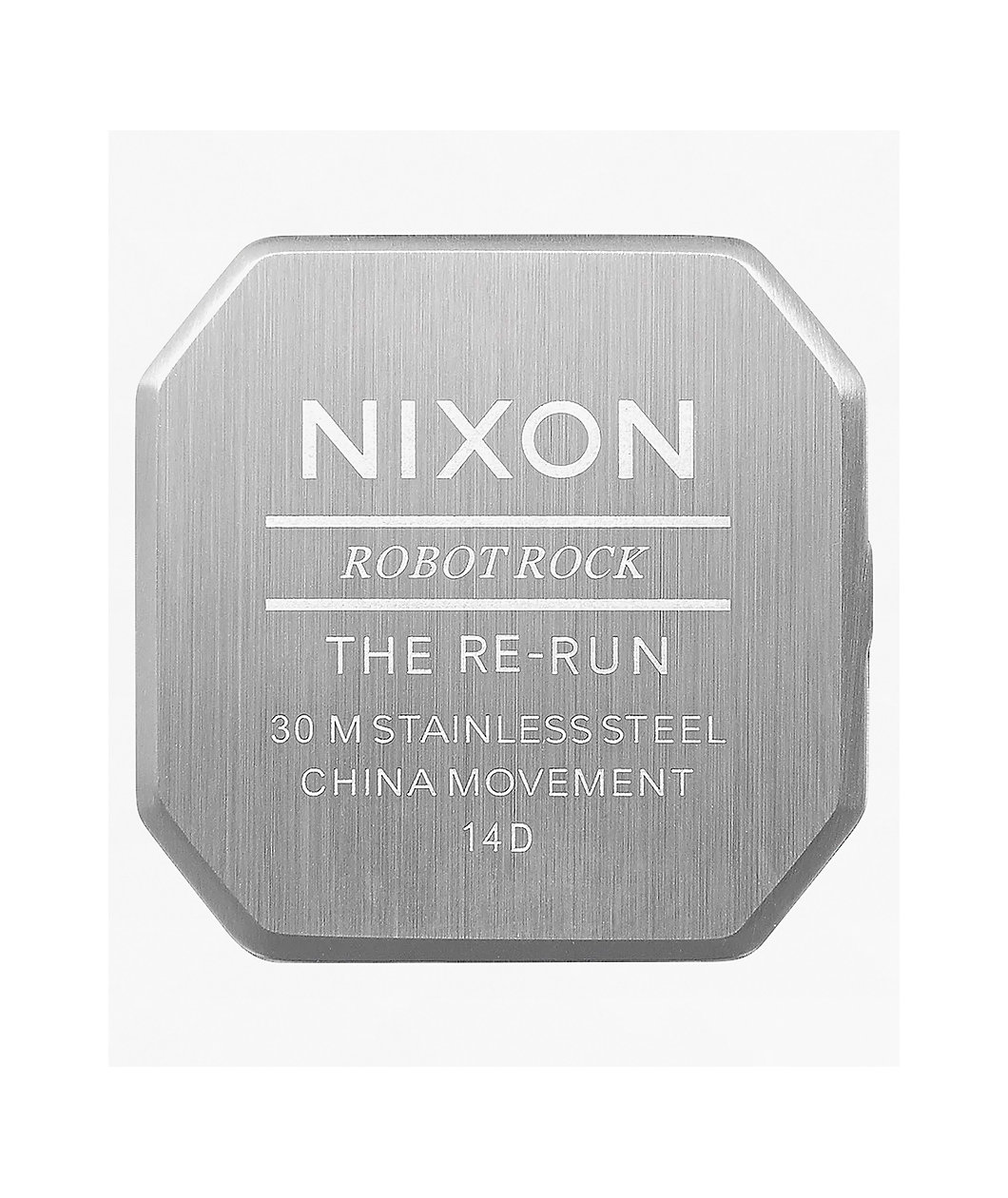 Nixon Re-Run Silver Digital Watch