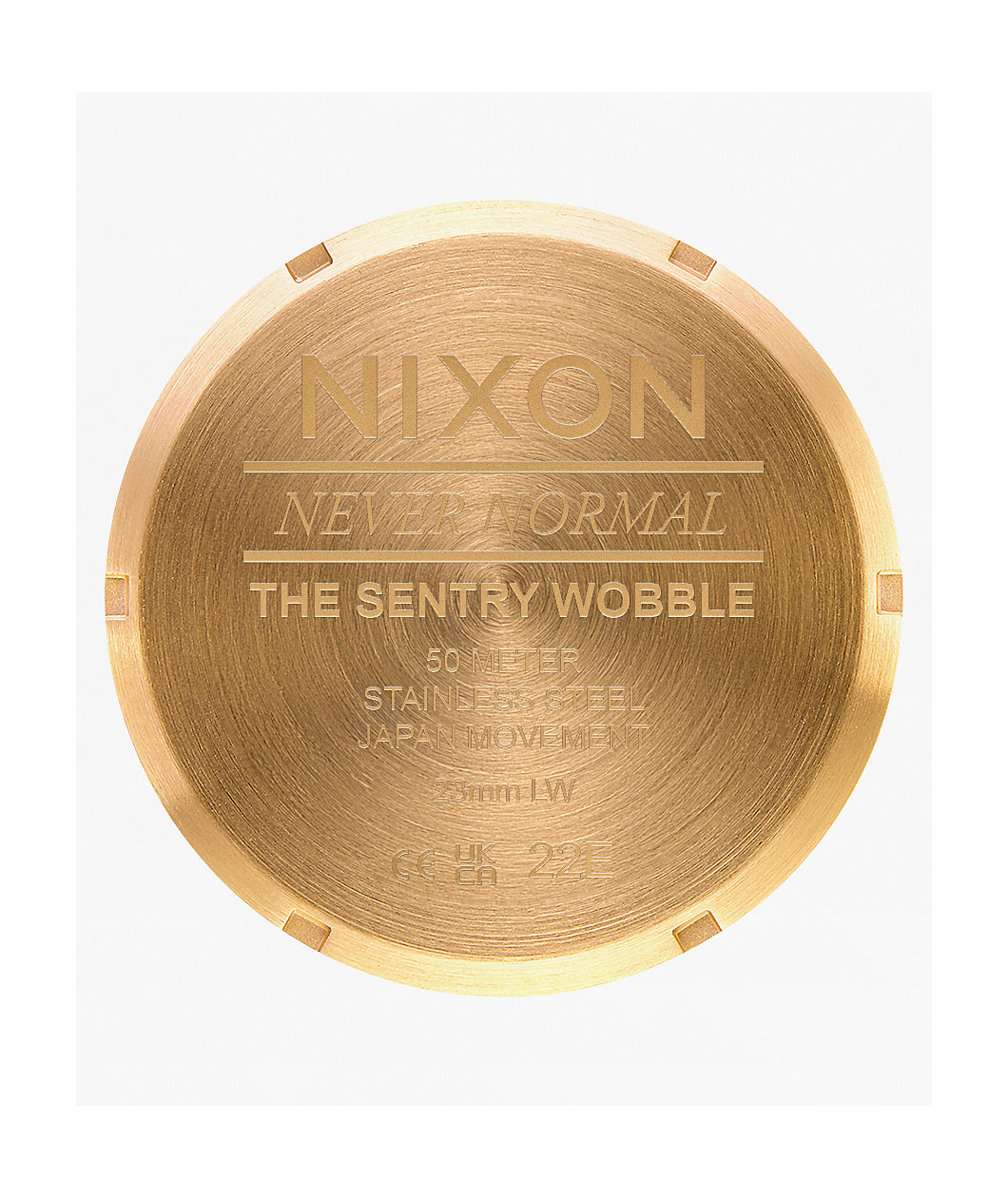 Nixon Sentry Wobble All Gold Analog Watch