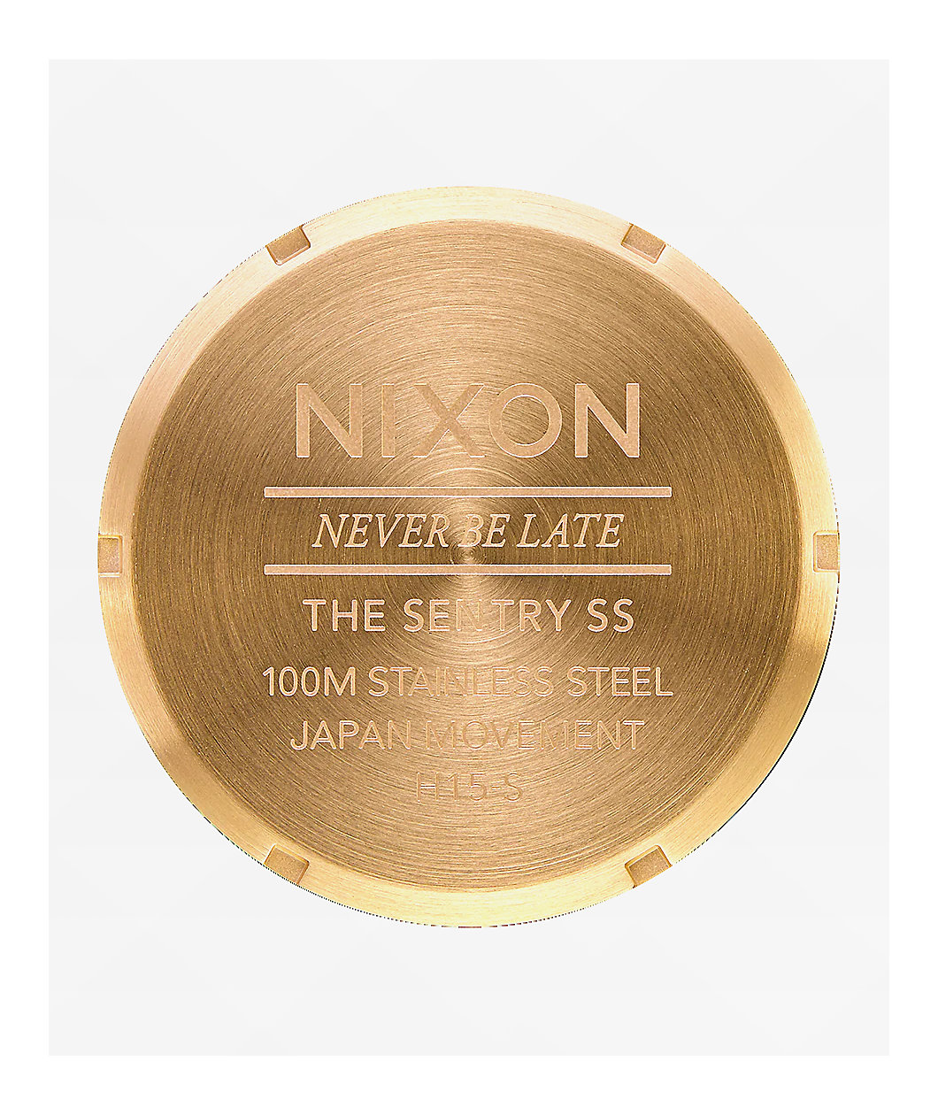 Nixon Sentry Wobble Dim Gold & Black Analog Watch