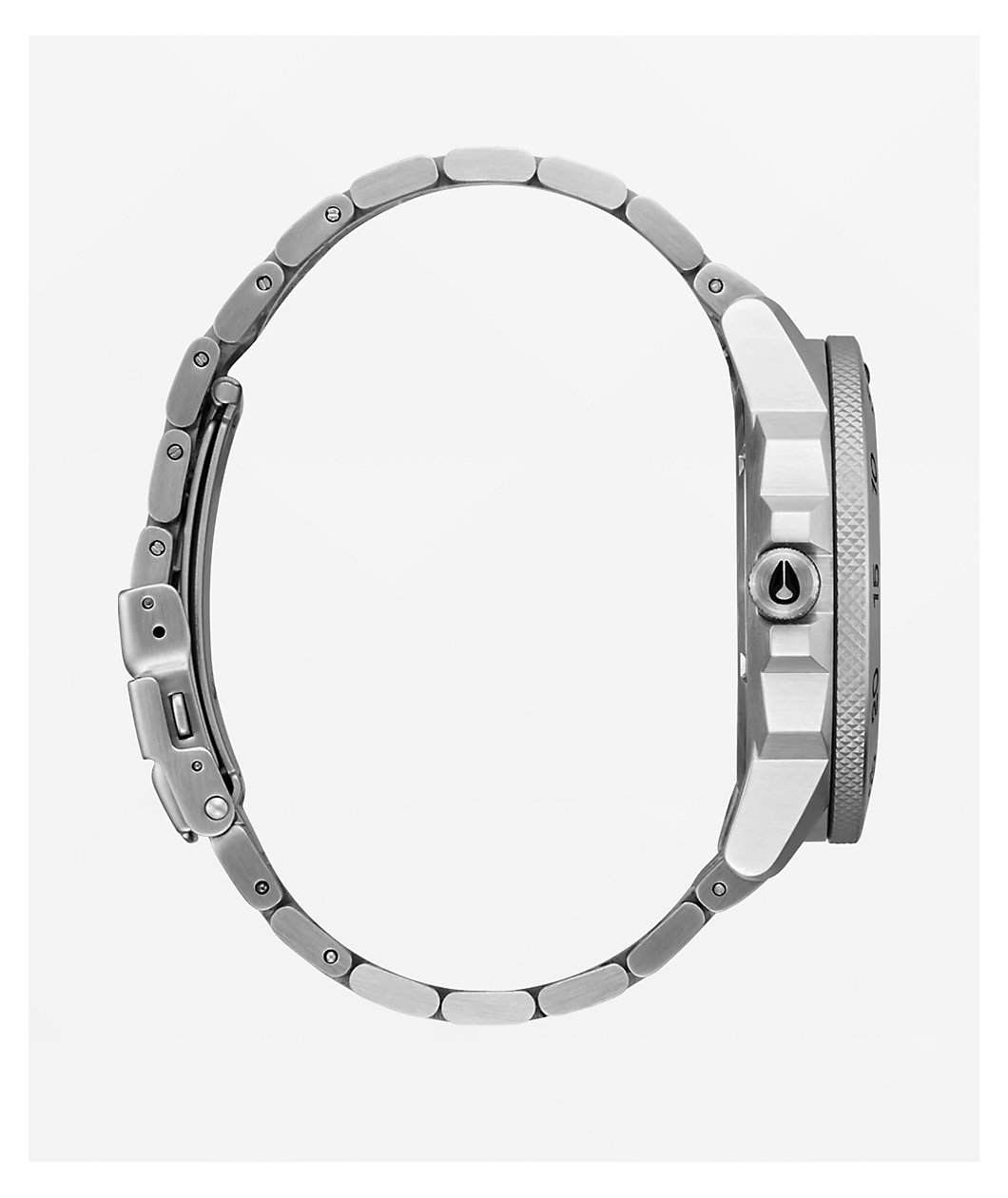 Nixon Smyth 44 Silver & Black Analog Watch