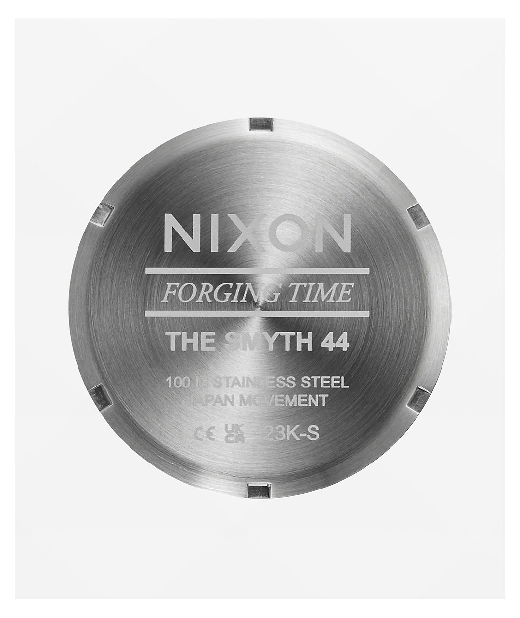 Nixon Smyth 44 Silver & Black Analog Watch