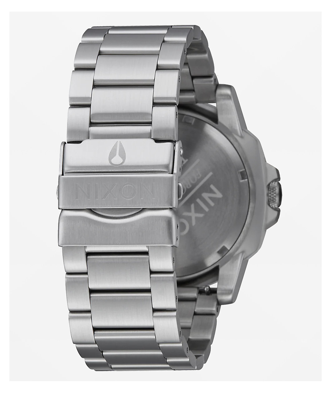 Nixon Smyth 44 Silver & Black Analog Watch