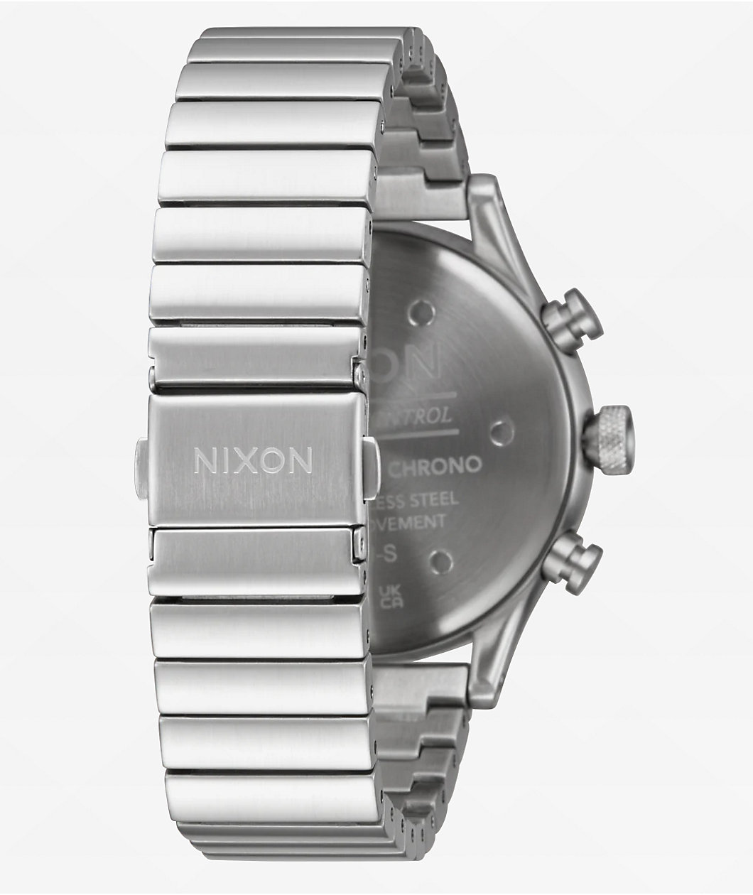 Nixon Station Chrono Silver & Indigo Analog Watch